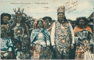 Incas en el Carnaval de Oruro en el pasado
