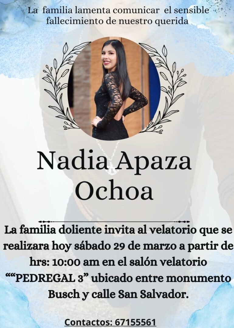 Nadia Apaza Ochoa, la joven periodista que fue hallada sin vida y que había acusado a su compañero de haberla violado. / Foto: RPK Noticias.